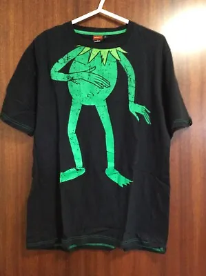 Buy  Kermit The Frog T-Shirt,Size Medium,Hem&Sleeve Double Stitched In Green. • 7.50£