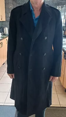 Buy Original Police Greatcoat 1950s Wool Emo Goth Theatre Dr Who • 40£