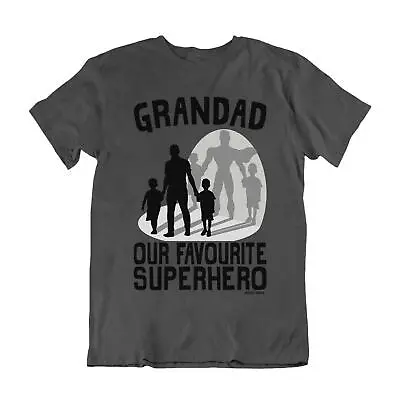 Buy GRANDAD And GRANDSONS Our Favourite Superhero Mens Christmas TShirt Gift For Him • 8.99£