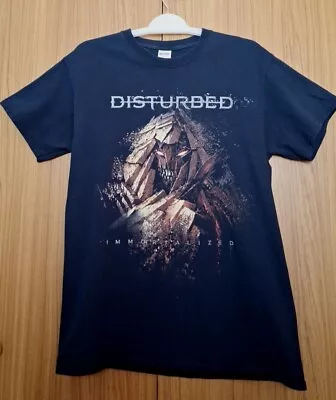 Buy Disturbed Immortalized 2016 Tour Black Graphic Gildan Tshirt Size M • 35£