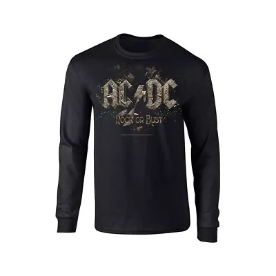 Buy AC/DC - ROCK OR BUST BLACK Long Sleeve Shirt Small • 27.02£