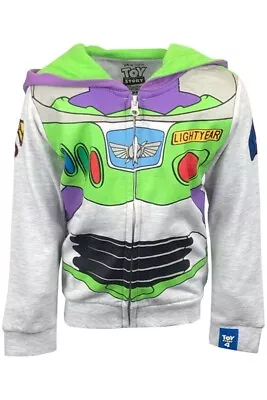 Buy Buzz Lightyear Zip-up Hooded Jacket Disney Toy Story • 8.55£