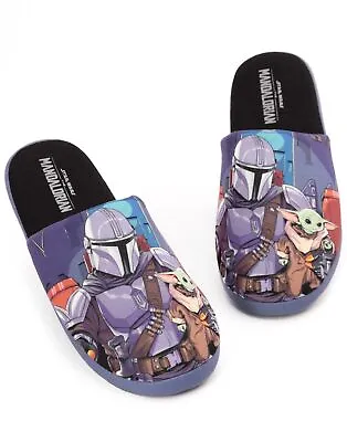 Buy The Mandalorian Slippers Mens Baby Yoda Star Wars House Shoes • 16.95£