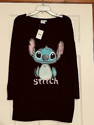 Buy New Ladies Disney Lilo & Stitch T-Shirt Dress / Top L BNWT Long Sleeved • 29.99£