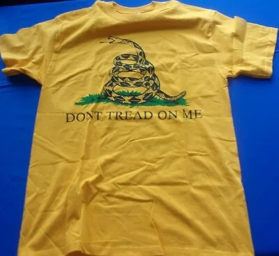 Buy Port & Company Patriotic Freedom Yellow T-shirt Dont Tread On Me Size Medium  • 15.61£