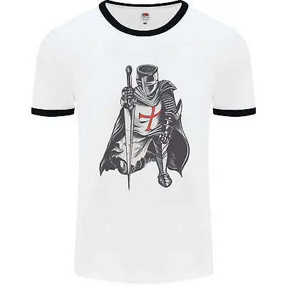 Buy A Nights Templar St Georges Day England Mens Ringer T-Shirt • 8.99£
