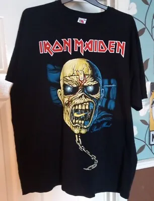 Buy Iron Maiden T-Shirt XXL 2 XL Eddie Iron Maiden Rock Metal VINTAGE Fruit Of Loom • 3.99£