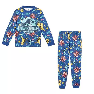 Buy Character Kids Jurassic Park Long Sleeve Pj Set Short Pyjama Sets • 11.99£