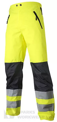Buy Hi Vis Yellow Shell Trousers Top Swede High Visibility Quality Clothing • 39.25£