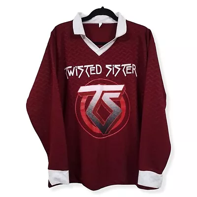Buy Vintage Twisted Sister Football Shirt L 80s 90s Dee Snyder • 85£
