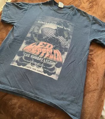 Buy Led Zeppelin T Shirt Rare Rock Band Merch Tee Size Medium Robert Plant • 15.30£