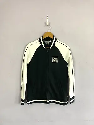 Buy Vans Karl Lagerfeld Unisex Black White Full Zip College Track Jacket UK8-10 • 34.99£