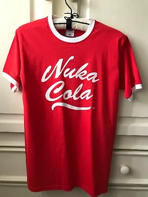 Buy Nuka Cola Level Up Wear T Shirt, Red, Small, Fallout • 13£