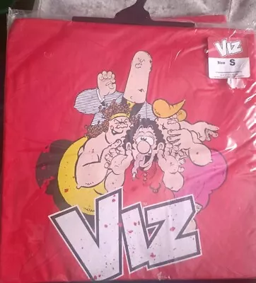 Buy Viz Red T Shirt Size Small BNWT • 12.99£