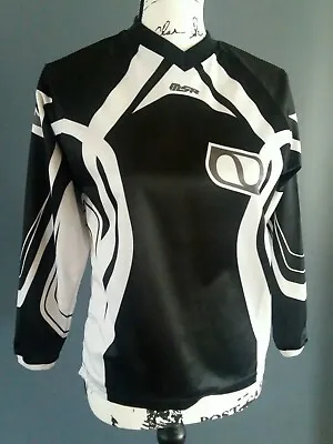 Buy MSR Shirt Motorcross Gear Long Sleeve Boys YL Youth LARGE AXXIS  V NECK Black  • 23.61£