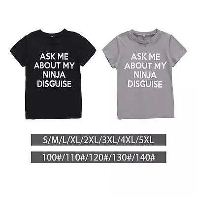Buy Funny Flip Shirts Ask Me About My Disguise Graphic Humor Tee • 11.42£