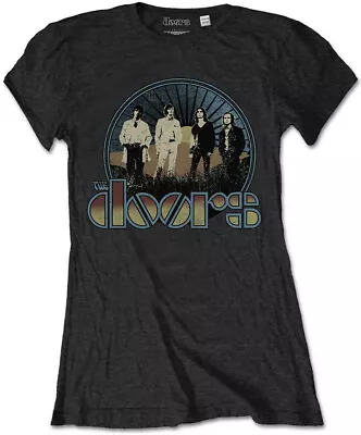 Buy The Doors Vintage Field Womens Fitted T-Shirt OFFICIAL • 14.89£