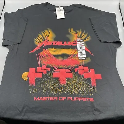 Buy Metallica T-Shirt Master Of Puppets Womens LARGE New • 19£