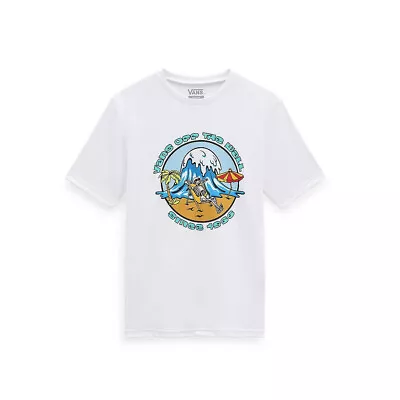 Buy Vans Kids Skelechill Sun T-Shirt / White / RRP £25 • 10£