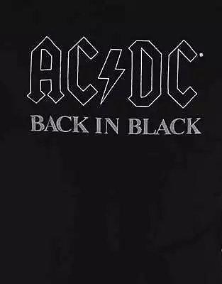 Buy AC/DC Back In Black T Shirt • 14.95£