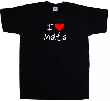 Buy I Love Heart Malta T-Shirt • 8.99£
