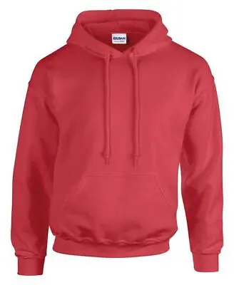 Buy GILDAN Heavyweight Hoodie Mens Classic Plain Hooded Sweatshirt Soft Pullover • 15.99£