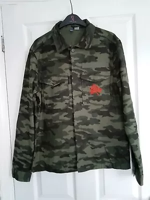 Buy H&M,mans/ Womens, Camouflage Embroidered Jacket,size S. • 6£