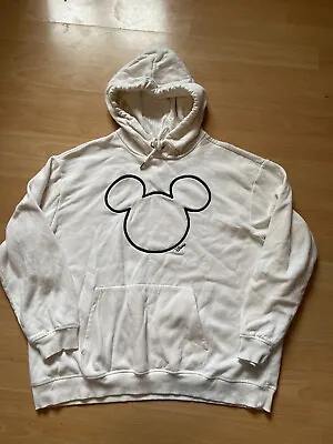 Buy Ladies Women’s Cream Hoody Disney Mickey Mouse Size L • 15£