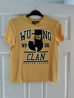 Buy BNWT Wu-Tang Clan Logo Licensed Tee T-Shirt Kids SIZE 8-9 YEARS (134CM) • 4£