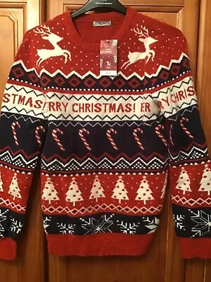Buy BNWT Merry Christmas Jumper Size Small Chest 34-36 • 20£