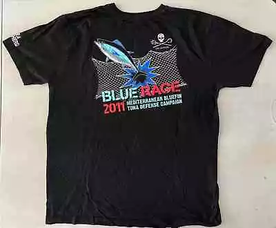 Buy Sea Shepherd Large Shirt 2011 Blue Rage Tuna Campaign Cause Protest Environment • 42.63£