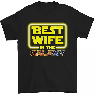 Buy Best Wife In The Galaxy Mens T-Shirt 100% Cotton • 8.49£