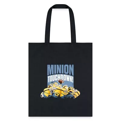 Buy Minions Merch Football Touchdown Officially Licensed Tote Bag, One Size, Black • 19.94£