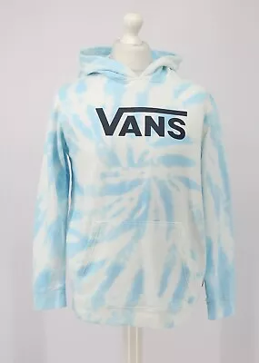 Buy Vans Burst Tie Dye Childrens Pullover Hoodie Uk 14 Years/xl Blue White Eg • 39.50£