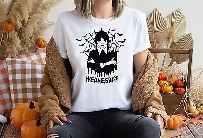 Buy Happy Halloween Unisex T-Shirt,Ghost Shirt, Pumpkin Kids Tee, Wednesday 1 • 6.69£