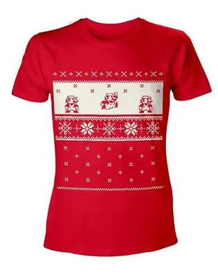 Buy Super Mario Christmas T-shirt Size: Large (Brand New, Licensed Mario Merch) • 12.99£