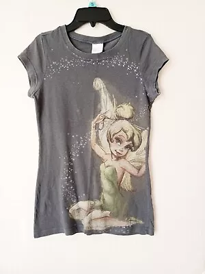 Buy Vintage Early 2000's Disney Tinkerbell Graphic Tshirt Retro Disneyana Fitted S • 17.28£