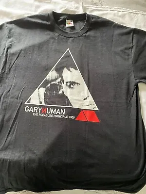 Buy Gary Numan 2009 Scarce T-Shirt The Pleasure Principle Size Large *AS NEW*  • 28.99£