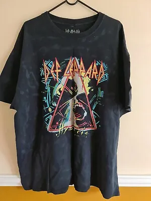 Buy Def Leppard Hysteria Tour T-Shirt 2013 Front / Back Print Size Medium  • 24.99£