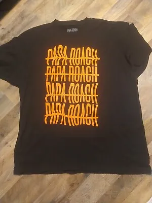 Buy Papa Roach 2019 World Tour Concert T Shirt Who Do You Trust? 2 XL Black • 28.44£