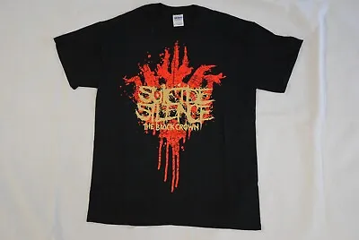 Buy Suicide Silence The Black Crown Logo T Shirt New Official Band Cleansing Rare • 12.99£