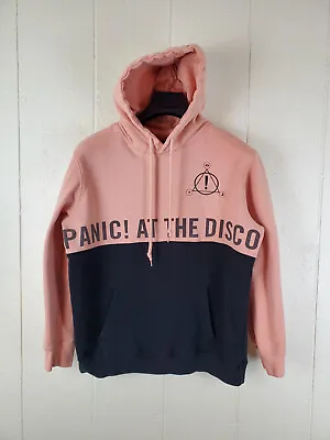 Buy Panic! At The Disco Hoodie Womens Medium Multicolor Graphic Drawstring Pullover • 11.26£