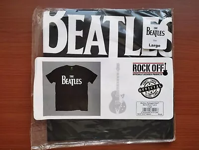 Buy The Beatles Rock Off T Shirt Large Factory Sealed New • 15£