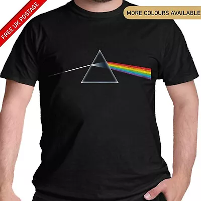 Buy Floyd T Shirt Dark Side Of The Moon Pink Album Tee New 2023 Unisex Rainbow Shirt • 9.95£