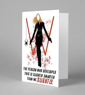 Buy Black Widow Birthday Card, The Avengers Greetings Card, Marvel Fan Gifts Merch • 5.99£
