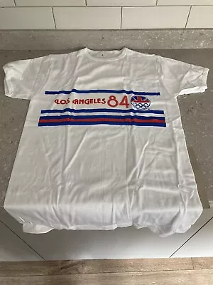 Buy ORIGINAL & VINTAGE Great Britain Olympics T-shirt*Los Angeles 1984*unused*Large • 15£