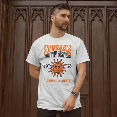 Buy The Wicker Man Inspired T-Shirt Classic British Horror Film Summer Festival • 11.99£