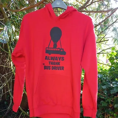 Buy Fortnite Red 'Always Thank The Bus Driver' Hooded Sweatshirt With Front Pockets • 11.95£