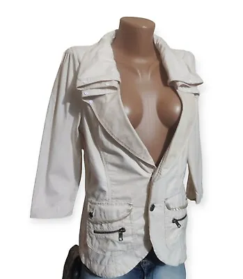 Buy Rare Diesel Womens Jacket Size S Hemp Cotton Vintage Top Authentic 1990-2000 • 38.51£