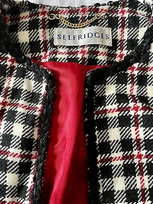 Buy SELFRIDGES VINTAGE JACKET  CHECK DOGS TOOTH 1950/60s 100% WOOL CHEST 36 INCHES • 7.50£